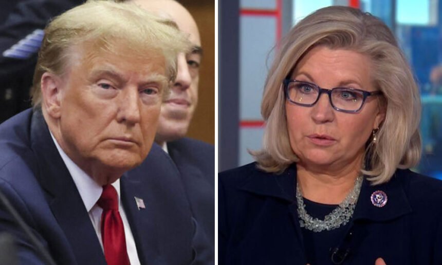 iz Cheney slams former President Donald Trump for what she calls his "reckless and despicable" attacks on a judge's daughter,