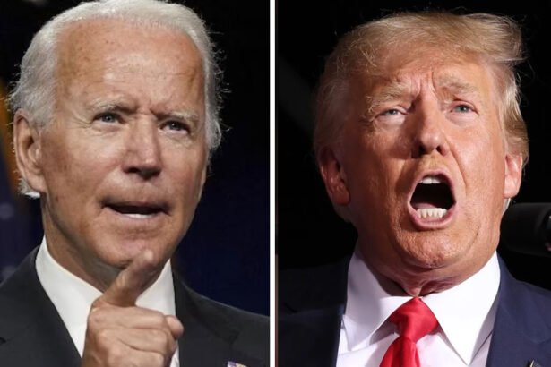 President Joe Biden and former president Donald Trump.