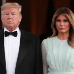 Former U.S. President Donald Trump and his wife Melania Trump have been mocked for their grand entrances to events hosted at their home.