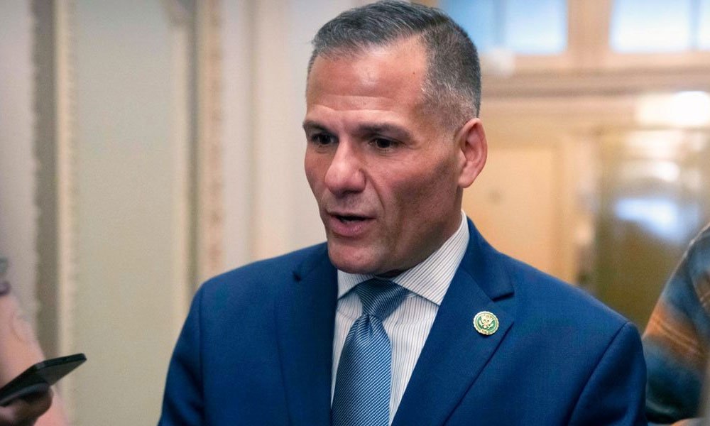 Rep. Marc Molinaro, R-N.Y., speaks to reporters on Capitol Hill. (Screenshot)