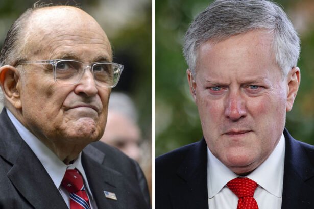 Rudy Giuliani and Mark Meadows indicted