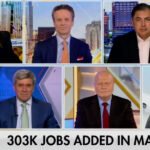Fox Business host Maria Bartiromo and her panelists appeared noticeably perturbed by the robust U.S. economy .