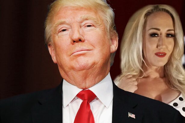 Donald Trump and Alana Evans.