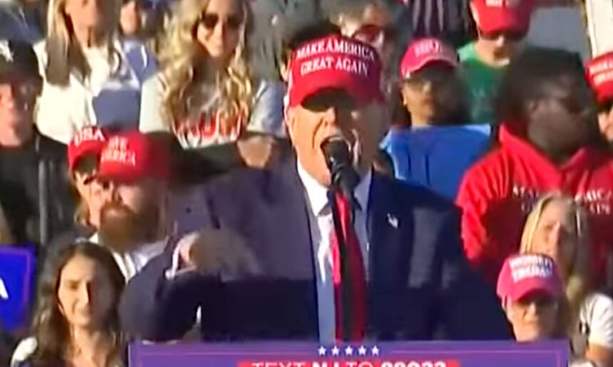 Trump Explodes at 'Total Moron', 'Not Smart' Joe Biden, Blames Him For His Legal Troubles in Fiery New Jersey Rally