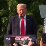 Trump Claims at Rally That Border Wall Was Nearly Complete Before Biden Took It Down And Sold It