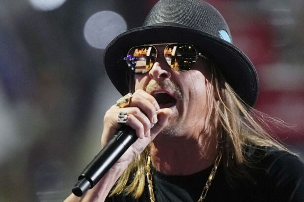 MAGA Crowd Recoils After Kid Rock Shocks Says 'It Stinks in Here Because Trump Is Shhh' During RNC Performance