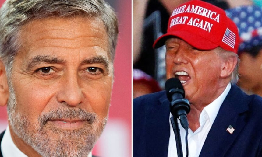 Trump Blasts 'Fake Actor' George Clooney Over Op-Ed Urging Biden to Bow Out