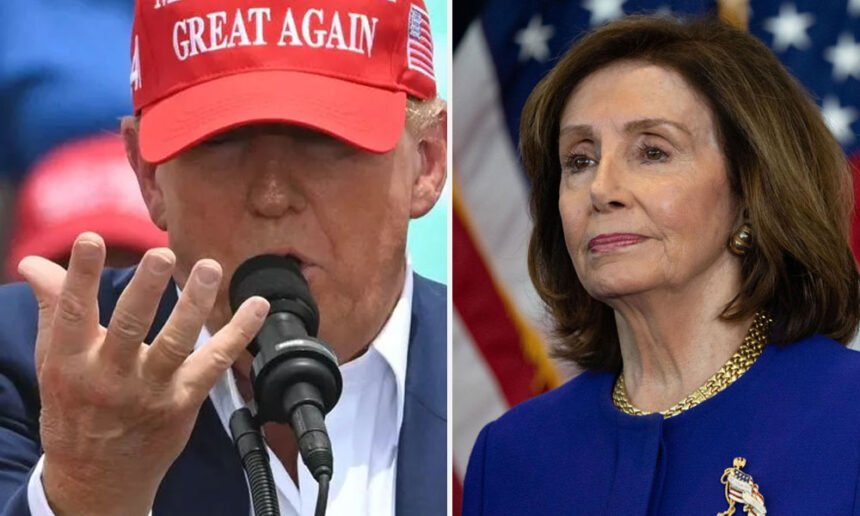 Trump Challenges 'Total Nut Job Who Impeached Me TWICE' Nancy Pelosi to a Debate