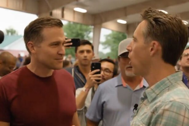 Bizarre Scene: Josh Hawley Chases Down Democratic Opponent Around State Fair, Demanding On-The-Spot Debate