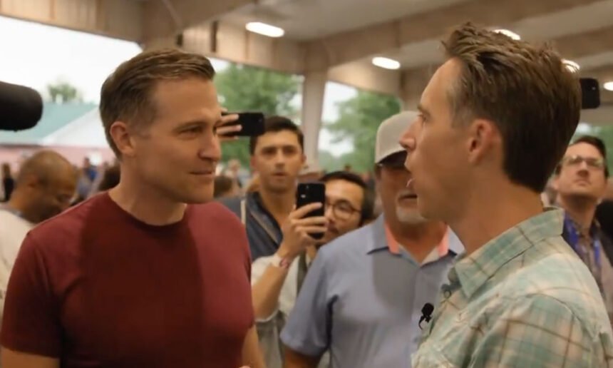 Bizarre Scene: Josh Hawley Chases Down Democratic Opponent Around State Fair, Demanding On-The-Spot Debate