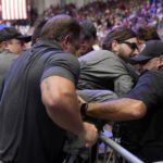 Security Scare at Trump Rally as MAGA Supporter Breaches Press Area During Trump's 'Fake Media' Rant