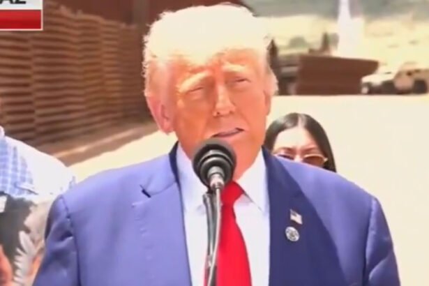 Trump Goes To The Border, Immediately Cries Foul About Biden's Exit From Presidential Race: 'It’s a Very Sad Time'