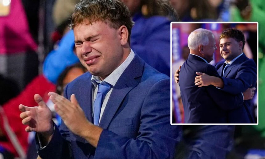 ‘That’s My Dad’: Gus Walz Captures The Hearts of Viewers With Emotional Reaction to His Father’s DNC Acceptance Speech