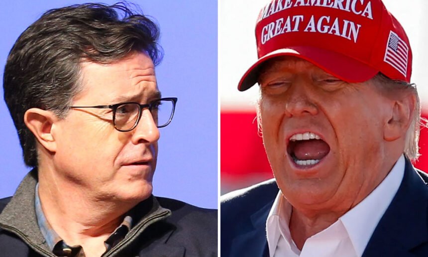 Trump Lashes Out at ‘Loser’ Stephen Colbert in Fiery Late Night Tirade Over PBS Snub