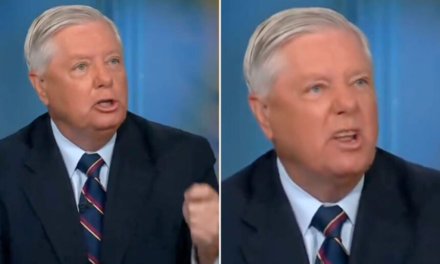 Graham Goes Into Frenzied Meltdown During Live Interview When Asked About Trump's 'Fascist' Rhetoric