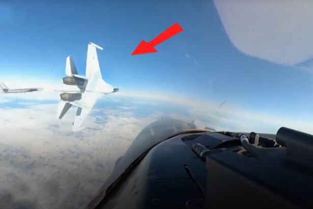 Intense Encounter: Shocking Video Shows Russian Fighter Jet Zooming Within Feet of U.S. Plane Near Alaska