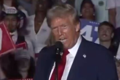 Trump Rally Crowd Chants 'Lock Her Up' Targeting VP Harris