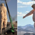 POLITICAL VIOLENCE: MAGA World Freaks Out Over ‘Monstrosity’ of Giant Naked Trump Statue