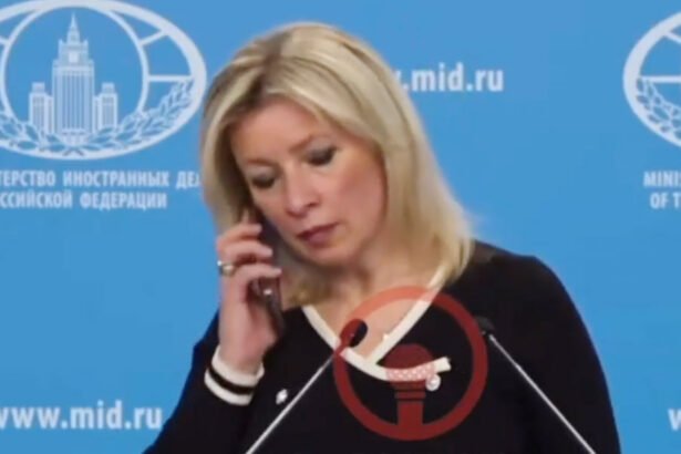 Russia’s Foreign Ministry Spokeswoman Gets Mysterious Call During Live Briefing