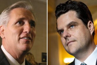 Kevin McCarthy Takes Brutal Swipe at Matt Gaetz Over Failed AG Bid: 'Young Girls Need Justice'