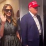 Social Media Buzzes After Trump Appears With 'Melania' Wearing Sunglasses Indoors