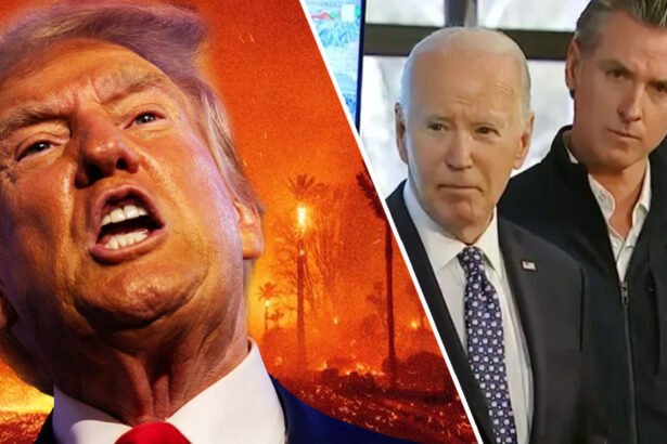 As Biden and Newsom Aid Californians, Trump Exploits Wildfires for Political Attacks