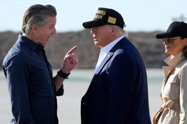 Newsom Gives Trump a Firm Welcome on LA Tarmac Amid Wildfire Tour