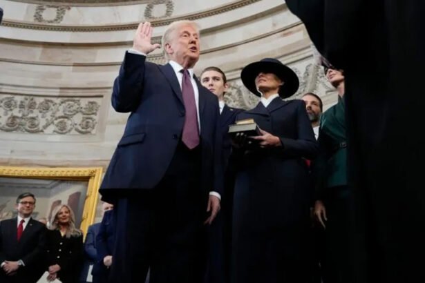 Trump Didn’t Put His Hand on the Bible During His Oath of Office