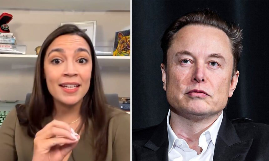 AOC Calls Elon Musk 'Morally Vacant' and 'Unintelligent' in Latest Video Post