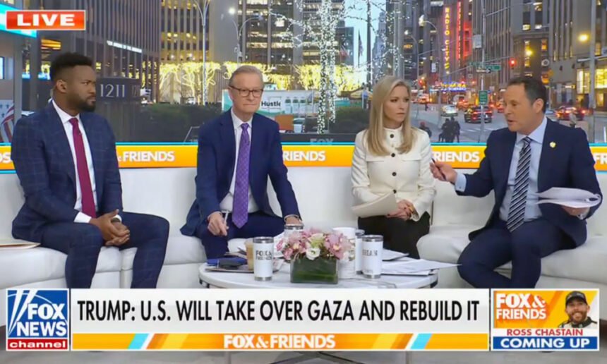 Fox And Friends on Trump's Gaza Takeover Plan: 'The United States Can't Invade Another Country'