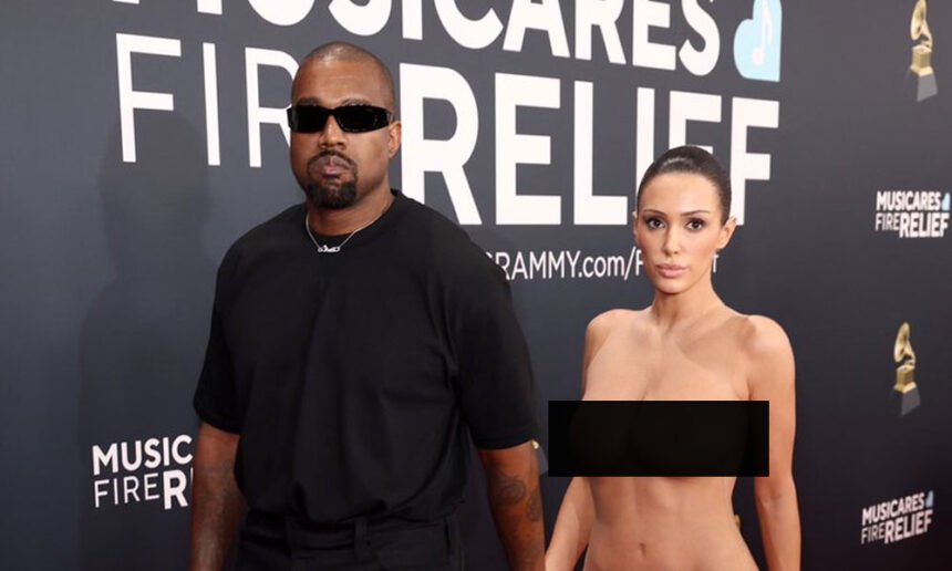 Kanye West and Bianca Censori Kicked Out of Grammys Over Nude Outfit: Report