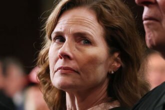 'She Got Paid Off': Amy Coney Barrett Draws MAGA Outrage After Her Reaction to Donald Trump Walking By Goes Viral