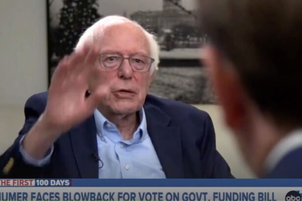 Bernie Sanders Walks Off ABC News After Question About AOC