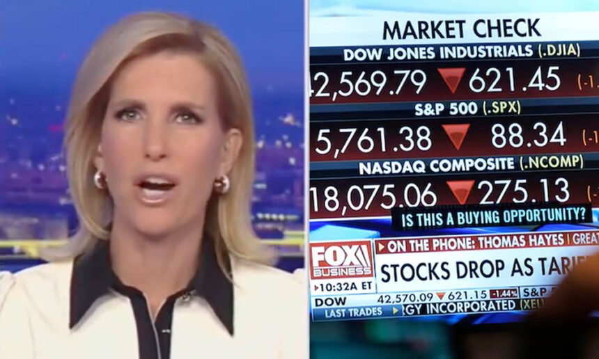 ‘Ignore the Sky Is Falling’: Laura Ingraham Tells Fox Viewers to ‘Ignore’ Economic Problems Because 'Trump is Good For Business'