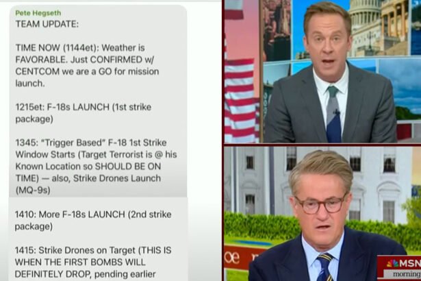 'Good Lord!': MSNBC Hosts Stunned as New Screenshots from Hegseth Attack Plan Chatroom Roll In