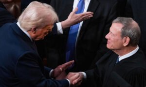 Trump Rages at 'Sleazebag Journalists' For Exposing his 'Hot Mic' Comment to Chief Justice Roberts