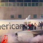 12 People Injured After American Airlines Plane Catches Fire, Passengers Flee via Wing