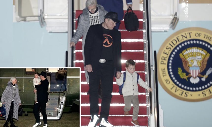 Outrage Erupts Over Elon Musk Using Air Force One and Marine One and Staying at the White House with Family