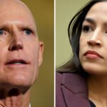 Rick Scott Flamed For Demanding AOC be 'Prosecuted to The Full Extent of the Law' For Teaching Migrants Their Civil Rights