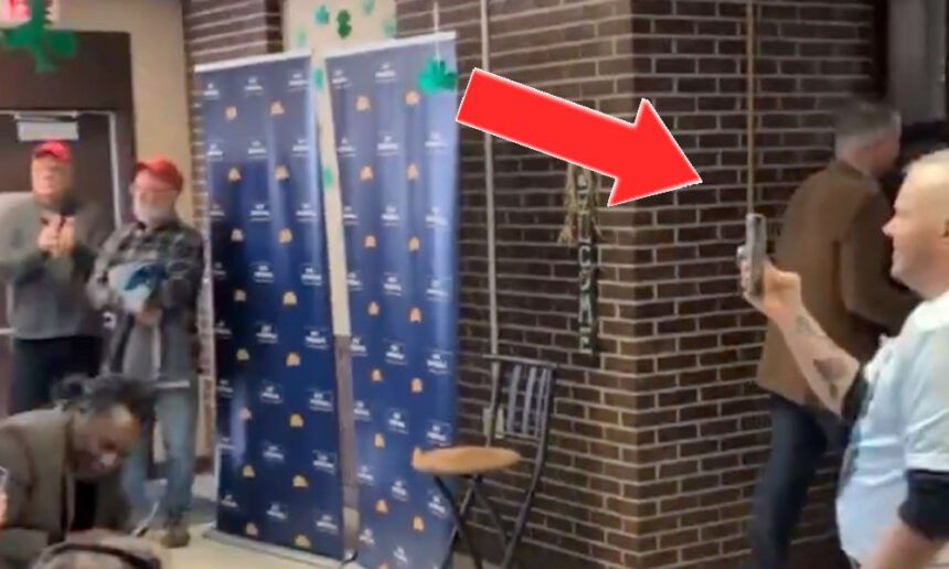 Republican Senator Flees His Own Town Hall As Angry Voters Confront Him Over DOGE Cuts