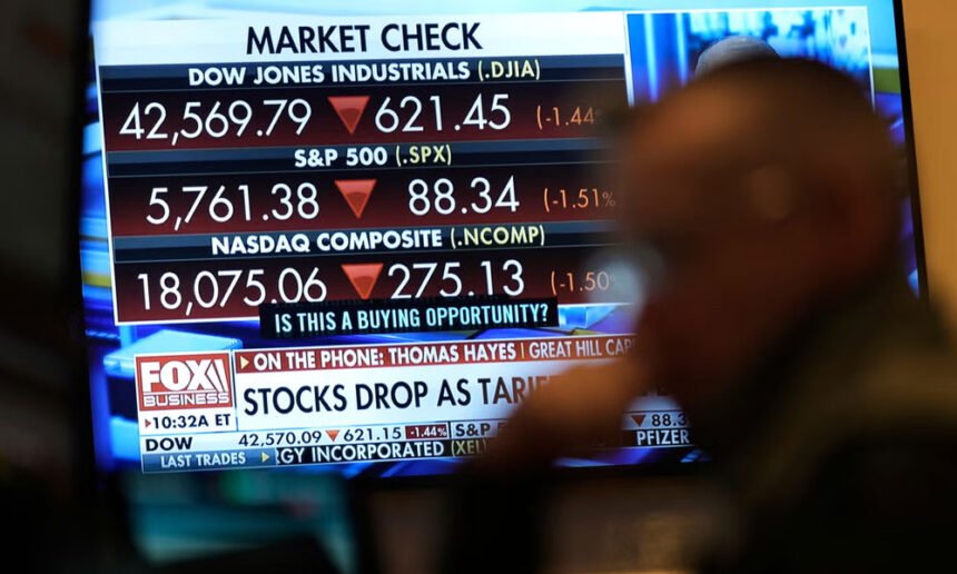 Stock Market Sinks Further as Trump’s Tariff War Triggers Panic Sell-off