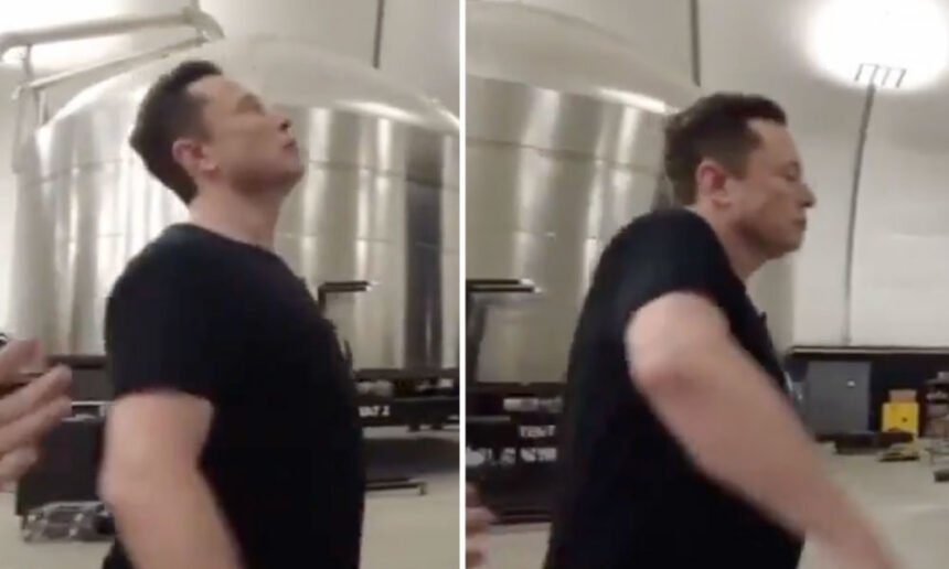 Disturbing Video Shows Elon Musk Stumbling and Twisting Like He's Extremely High