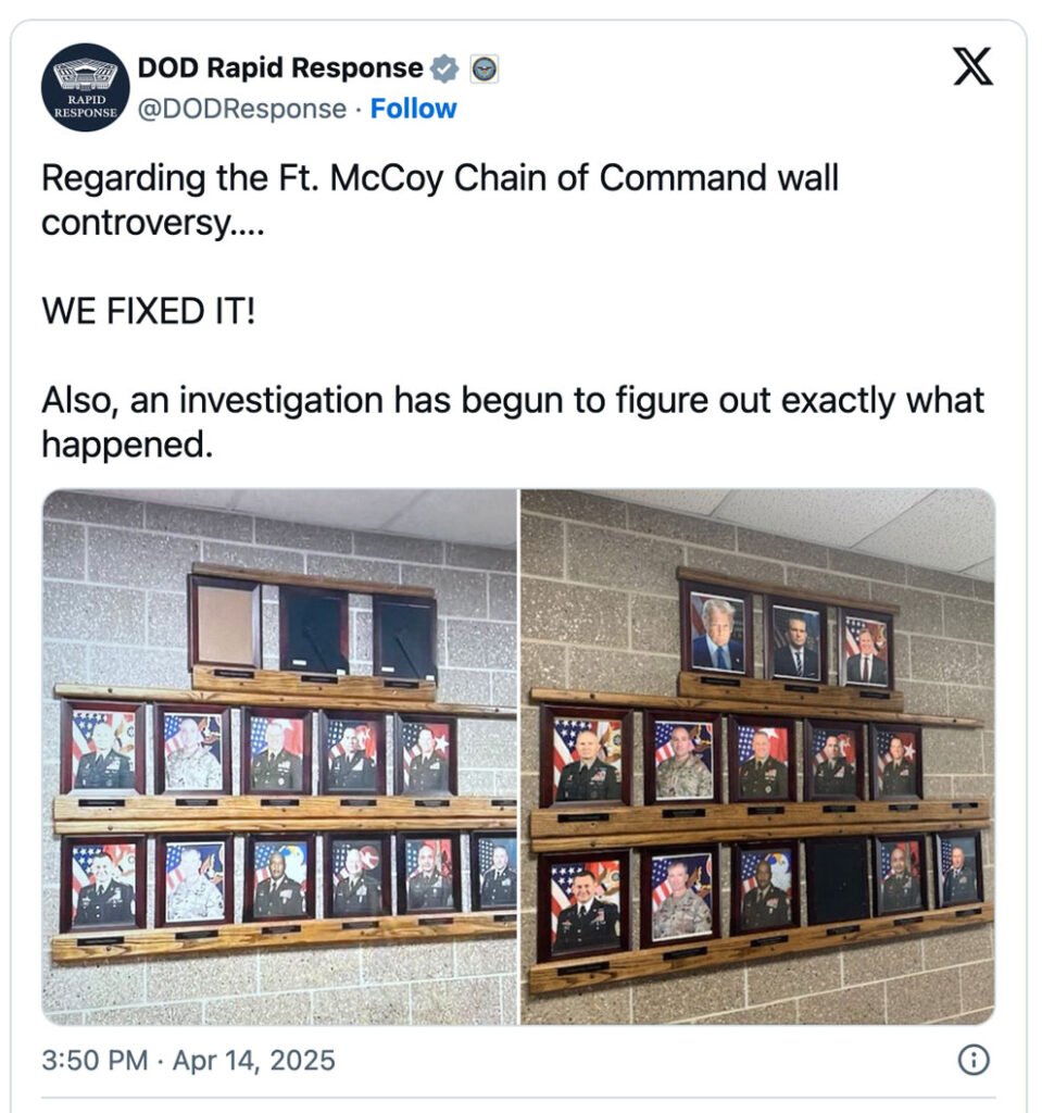 Trump photo controversy