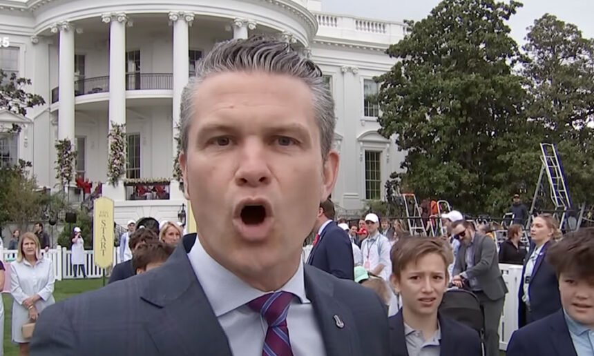 Hegseth Loses it In Front of His Children, Lashes Out At Reporters Over Signal Story At White House Event