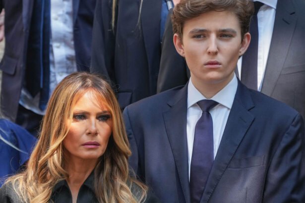 Melania Denies Barron Was Rejected by Harvard Amid Trump’s Feud with School