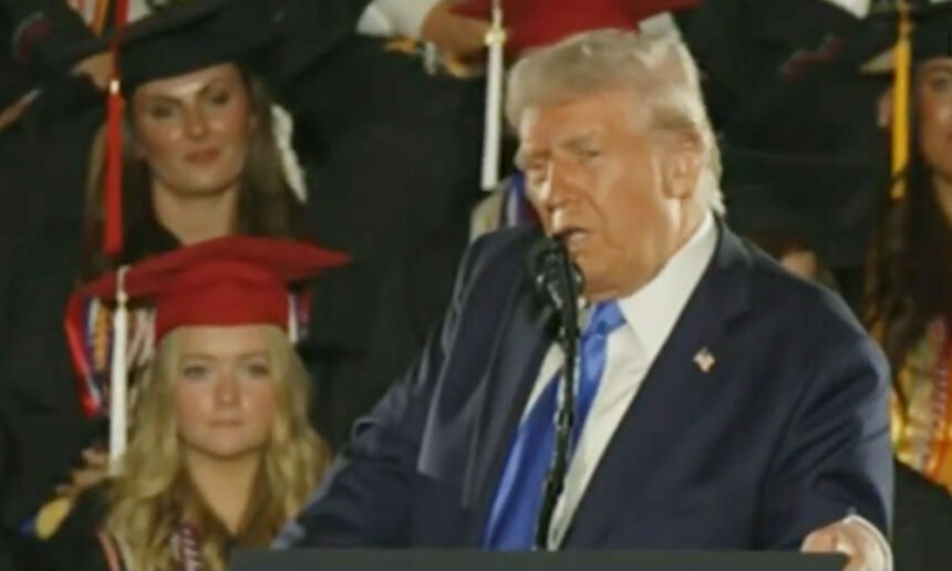Watch: Trump Tells Students ‘Internet People’ Who Once ‘Hated Me’ Are Now ‘Kissing My A‑‑’
