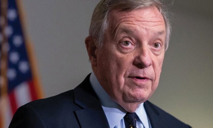 Sen. Dick Durbin Uses JD Vance’s Own Tactic to Block Trump DOJ Nominees