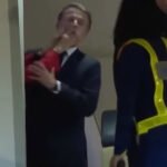French President Macron Appears to Be Shoved in the Face by Wife: Video