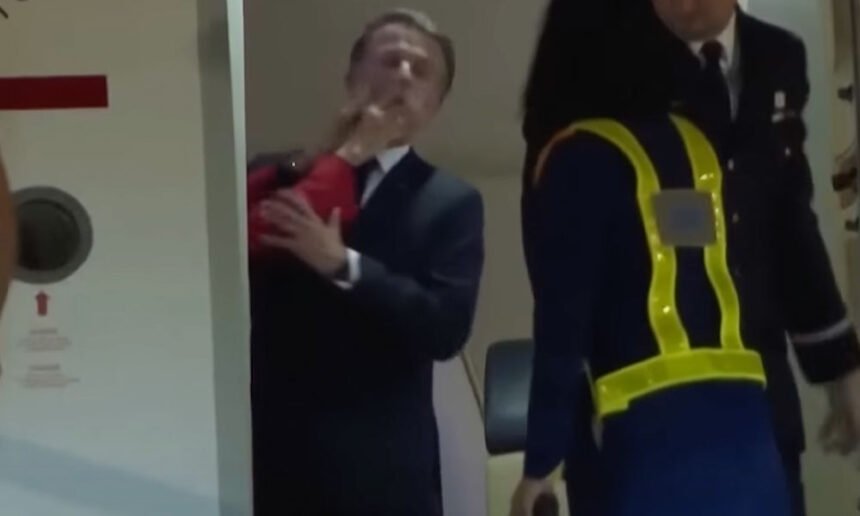 French President Macron Appears to Be Shoved in the Face by Wife: Video