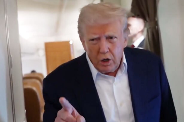Trump Melts Down Over Simple Question on Air Force One: ‘Rotten Newspaper! You Hear Me?’